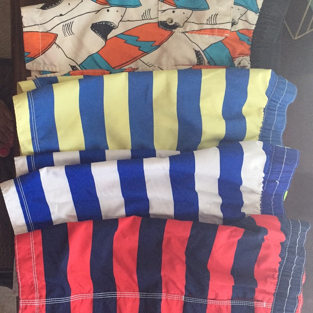Gap Boys Swim Trunks Size M and 1 L